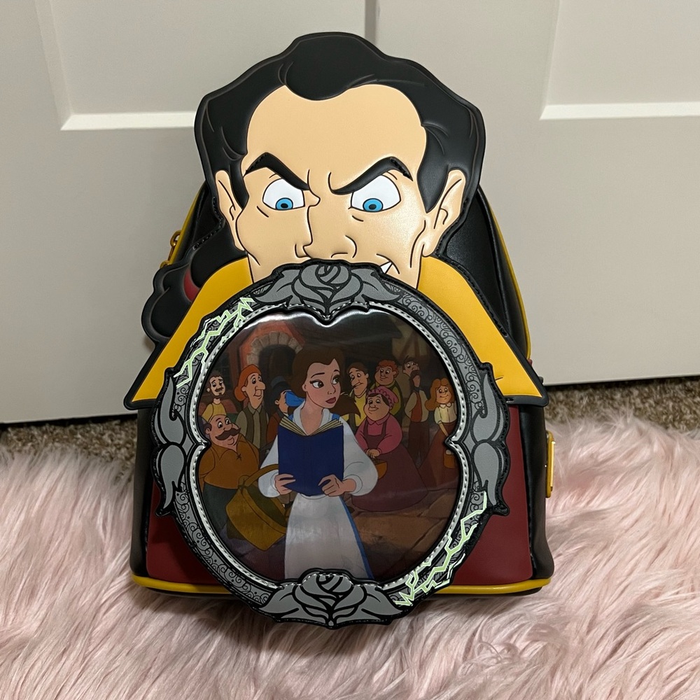 NWT Disney Villains Gaston Loungefly Backpack